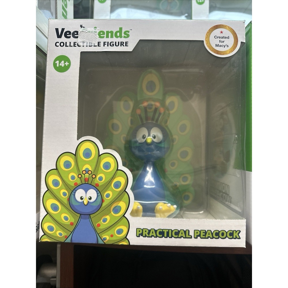VeeFriends Practical Peacock 6" Collectible Vinyl Figure Macys Exclusive 2021